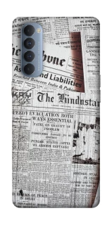 Чехол на Oppo Reno 4 Pro Газеты фото 1 из 1