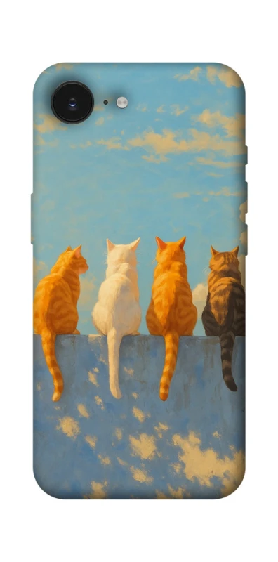 Чохол на Apple iPhone 17e (6.1") cats on wall фото 1 з 1
