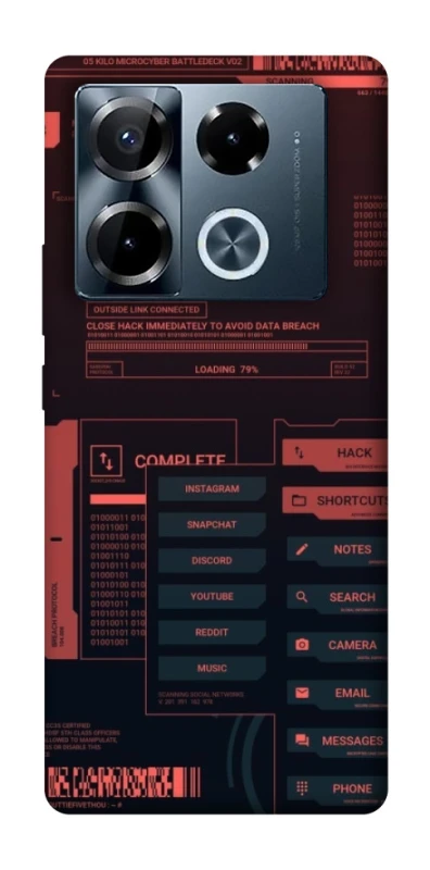 Чохол на Infinix Note 40 Pro 4G Attention фото 1 з 1