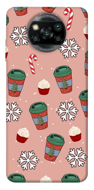 Чехол на Xiaomi Poco X3 NFC / Poco X3 Pro Новогодний v38 фото 1 из 1