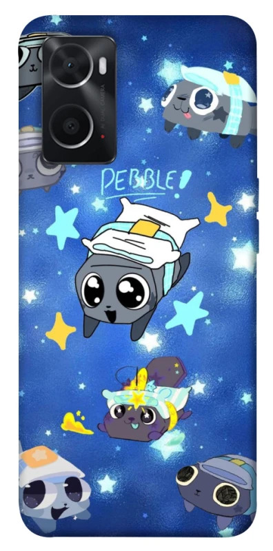 Чехол на Oppo A76 4G Pebble kitten stars фото 1 из 1