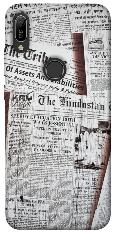 Чехол на Huawei Y6 (2019) Газеты фото 1 из 1