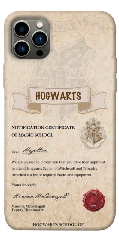 Чохол на Apple iPhone 12 Pro (6.1") The Hogwarts acceptance letter фото 1 з 1