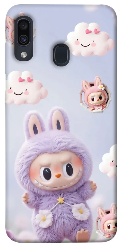 Чохол на Samsung Galaxy A20 / A30 Labubu & clouds фото 1 з 1
