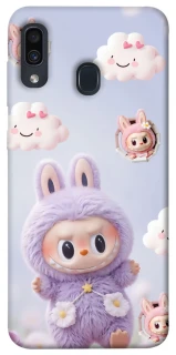 Чохол на Samsung Galaxy A20 / A30 Labubu & clouds фото 1 з 1