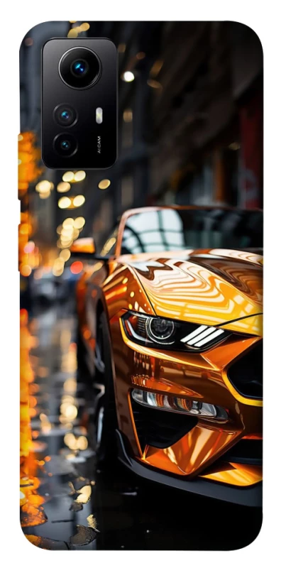 Чохол на Xiaomi Redmi Note 12S Golden sports car фото 1 з 1
