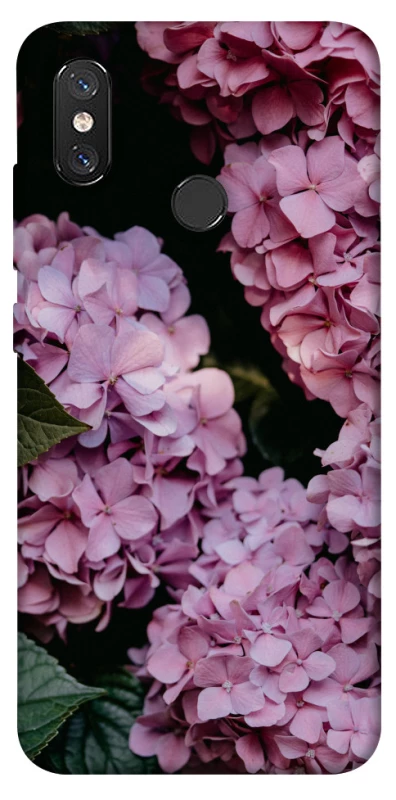 Чохол на Xiaomi Mi 8 Рожеві гартензії фото 1 з 1