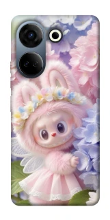 Чохол на TECNO Camon 20 Pro (CK7n) Labubu & Flowers ver.1 фото 1 з 1