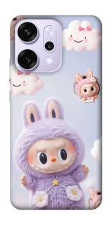 Чехол на Oppo Reno 14 Pro Labubu & clouds фото 1 из 1