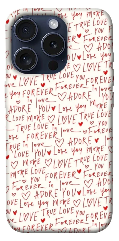 Чохол на Apple iPhone 15 Pro (6.1") Love aesthetic ver.4 фото 1 з 1