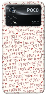 Чехол на Xiaomi Poco X4 Pro 5G Love aesthetic ver.4 фото 1 из 1
