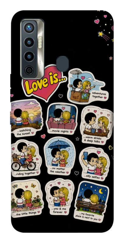 Чохол на TECNO Camon 17 Love is ver.4 фото 1 з 1
