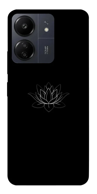 Чохол на Xiaomi Poco C65 Black Lotus фото 1 Чохол на Xiaomi Poco C65 Black Lotus фото 1 з 1