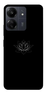 Чохол на Xiaomi Poco C65 Black Lotus фото 1 Чохол на Xiaomi Poco C65 Black Lotus фото 1 з 1