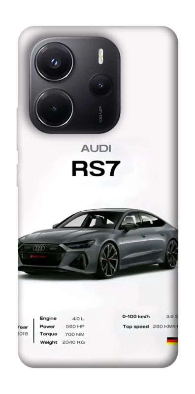 Чохол на Xiaomi Redmi Note 14 5G Audi RS7 фото 1 з 1