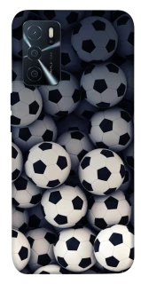 Чехол на Oppo A16s / A16 Футбольные мячи фото 1 из 1