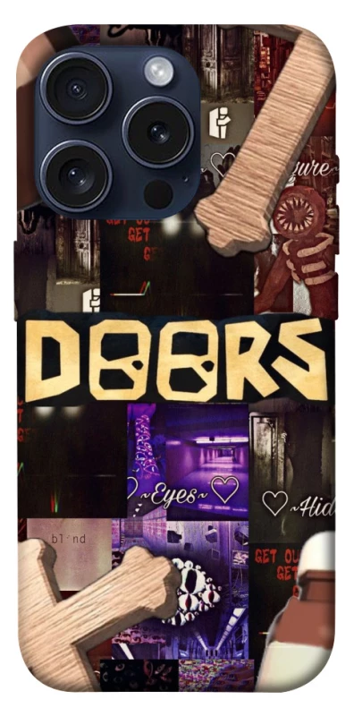 Чохол на Apple iPhone 15 Pro (6.1") Roblox doors dark mode фото 1 з 1