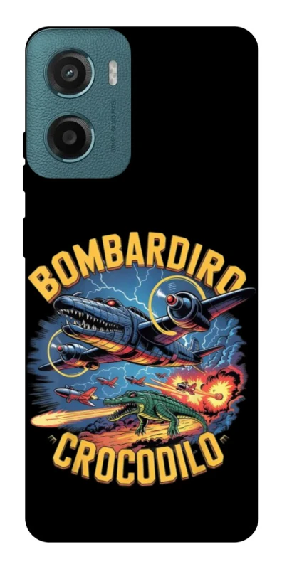 Чохол на Motorola Moto G06 Bombardino Crocodilo v2 фото 1 з 1