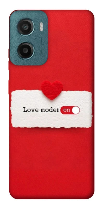 Чохол на Motorola Moto G06 Love Mode ON фото 1 з 1