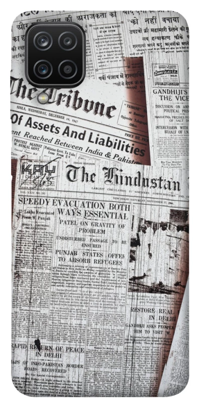 Чохол на Samsung Galaxy A12 Газети фото 1 з 1