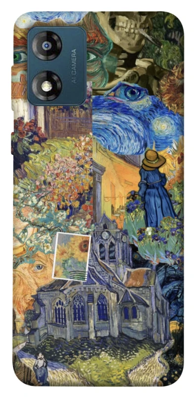 Чохол на Motorola Moto E13 Van Gogh collage фото 1 з 1