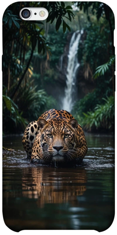 Чохол на Apple iPhone 6/6s plus (5.5") Leopard in water фото 1 з 1