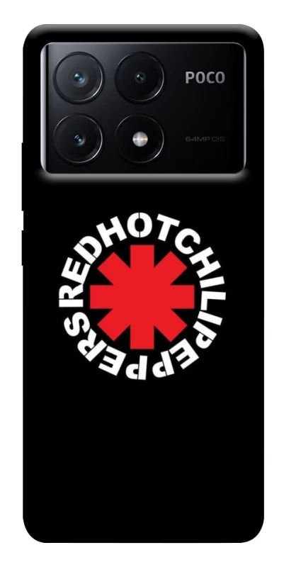 Чохол на Xiaomi Poco X6 Red Hot Chili Peppers logo фото 1 з 1
