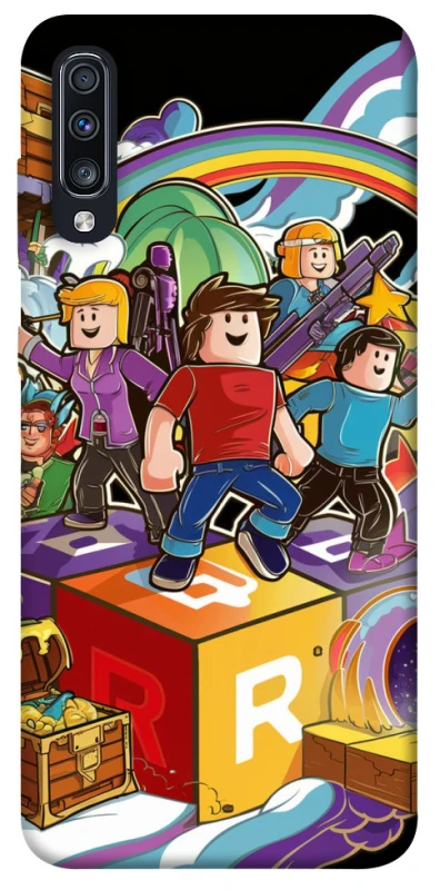 Чохол на Samsung Galaxy A70 (A705F) Roblox family фото 1 з 1