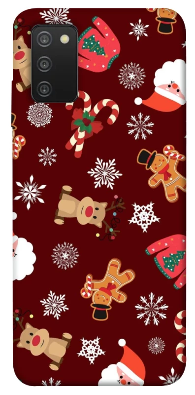 Чохол на Samsung Galaxy A03s Новорічний v6 фото 1 з 1