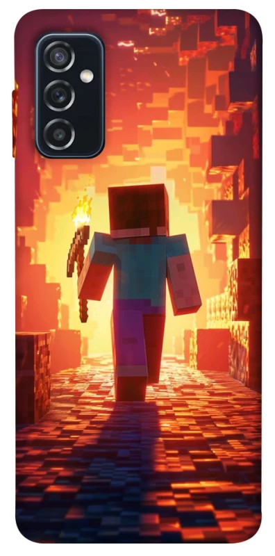 Чохол на Samsung Galaxy M52 Minecraft adventure фото 1 з 1