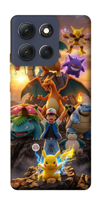 Чехол на Motorola Moto G86 Pokemon фото 1 из 1