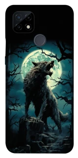 Чехол на Realme C21 Волк под луной фото 1 из 1