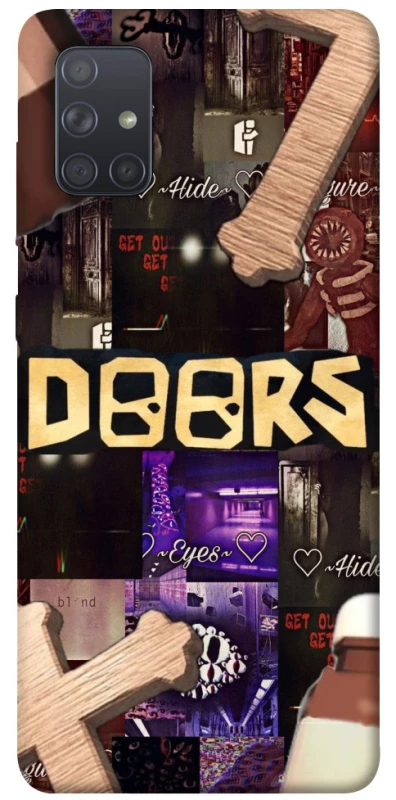 Чехол на Samsung Galaxy A71 Roblox doors dark mode фото 1 из 1