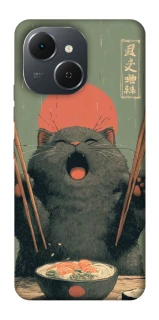 Чехол на TECNO Spark 40C Hungry Cat фото 1 из 1