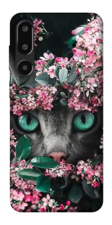 Чохол на Samsung Galaxy F16 Кіт в квітах фото 1 з 1