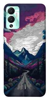 Чехол на Infinix Hot 12 Play Нарисованные горы фото 1 из 1