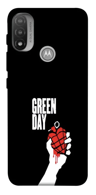 Чохол на Motorola Moto E20 Green Day logo фото 1 з 1