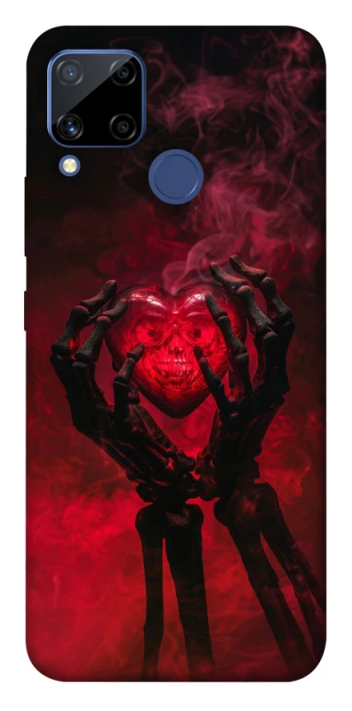 Чохол на Realme C15 Heart in the hands of a skeleton фото 1 з 1