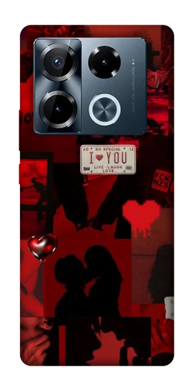 Чехол на Infinix Note 40 Pro 4G Love collage ver.2 фото 1 из 1