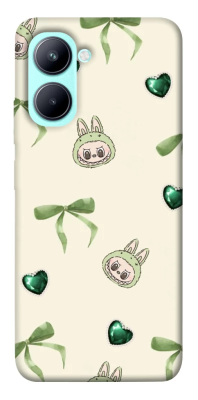 Чохол на Realme C33 Labubu Green Heart фото 1 з 1