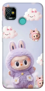 Чехол на TECNO POP 5 Labubu & clouds фото 1 из 1
