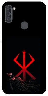 Чехол на Samsung Galaxy A11 Berserk Red Logo фото 1 из 1