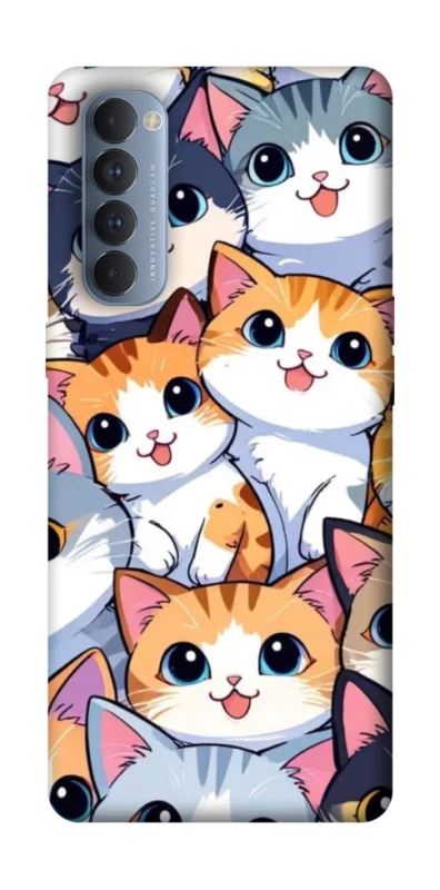 Чехол на Oppo Reno 4 Pro Cute Cat v2 фото 1 из 1