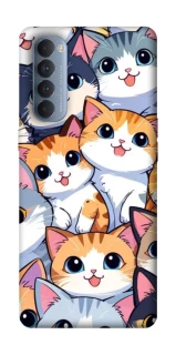 Чехол на Oppo Reno 4 Pro Cute Cat v2 фото 1 из 1