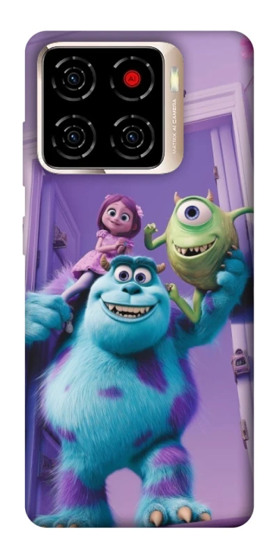 Чохол на ZTE Blade A56 Monsters friends фото 1 з 1