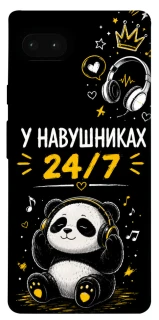 Чехол на Google Pixel 7a У навушниках 24/7 фото 1 из 1