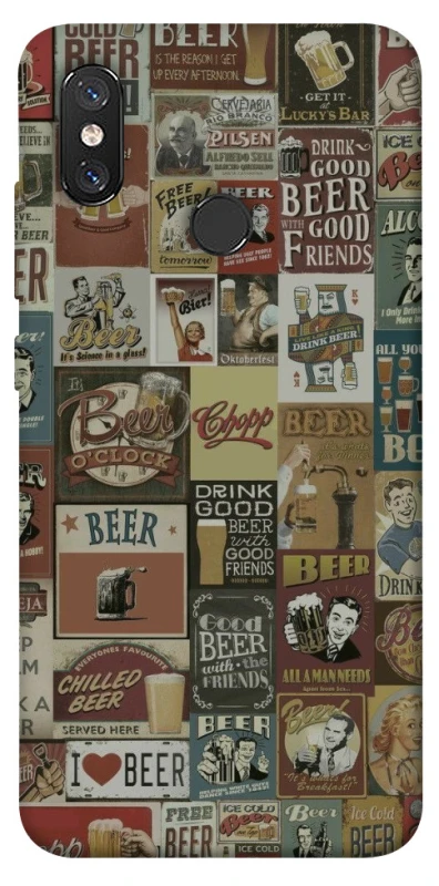 Чохол на Xiaomi Mi 8 Retro collage ver.1 фото 1 з 1