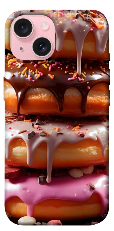 Чехол на Apple iPhone 15 (6.1") Пончики фото 1 из 1