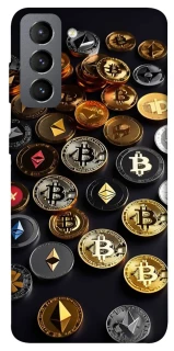 Чехол на Samsung Galaxy S21 FE Many coins фото 1 из 1