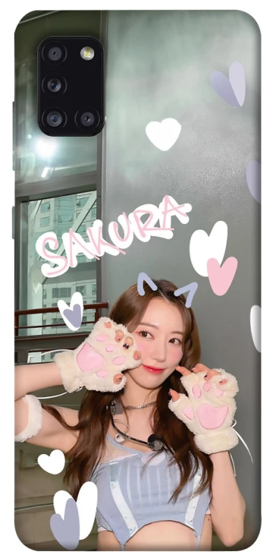 Чехол на Samsung Galaxy A31 Sakura - LE SSERAFIM фото 1 из 1